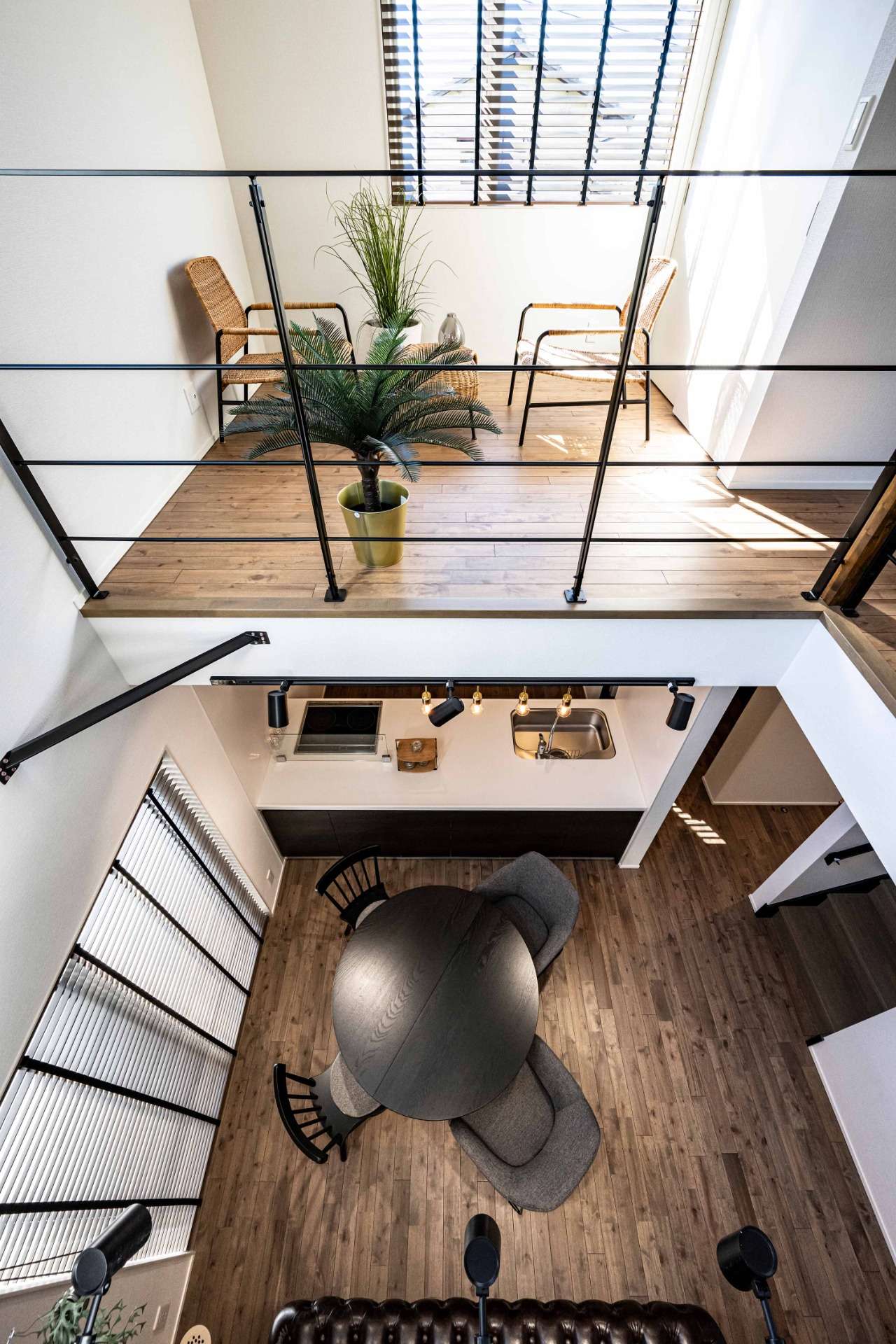 吹抜けリビング