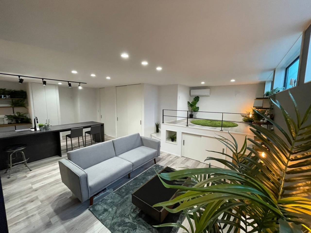 福津市で叶えるスキップフロアの注文住宅—開放感あふれるリビングをデザインする