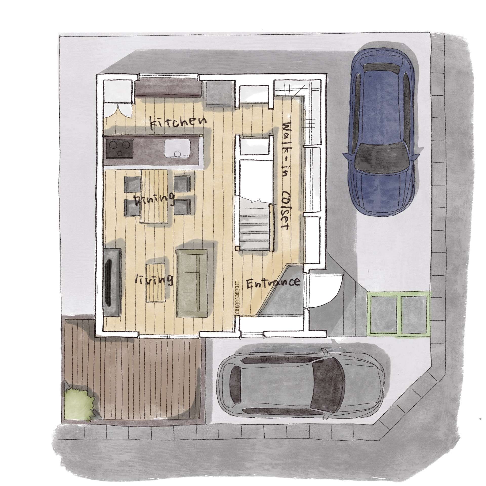イメージ 1階間取り