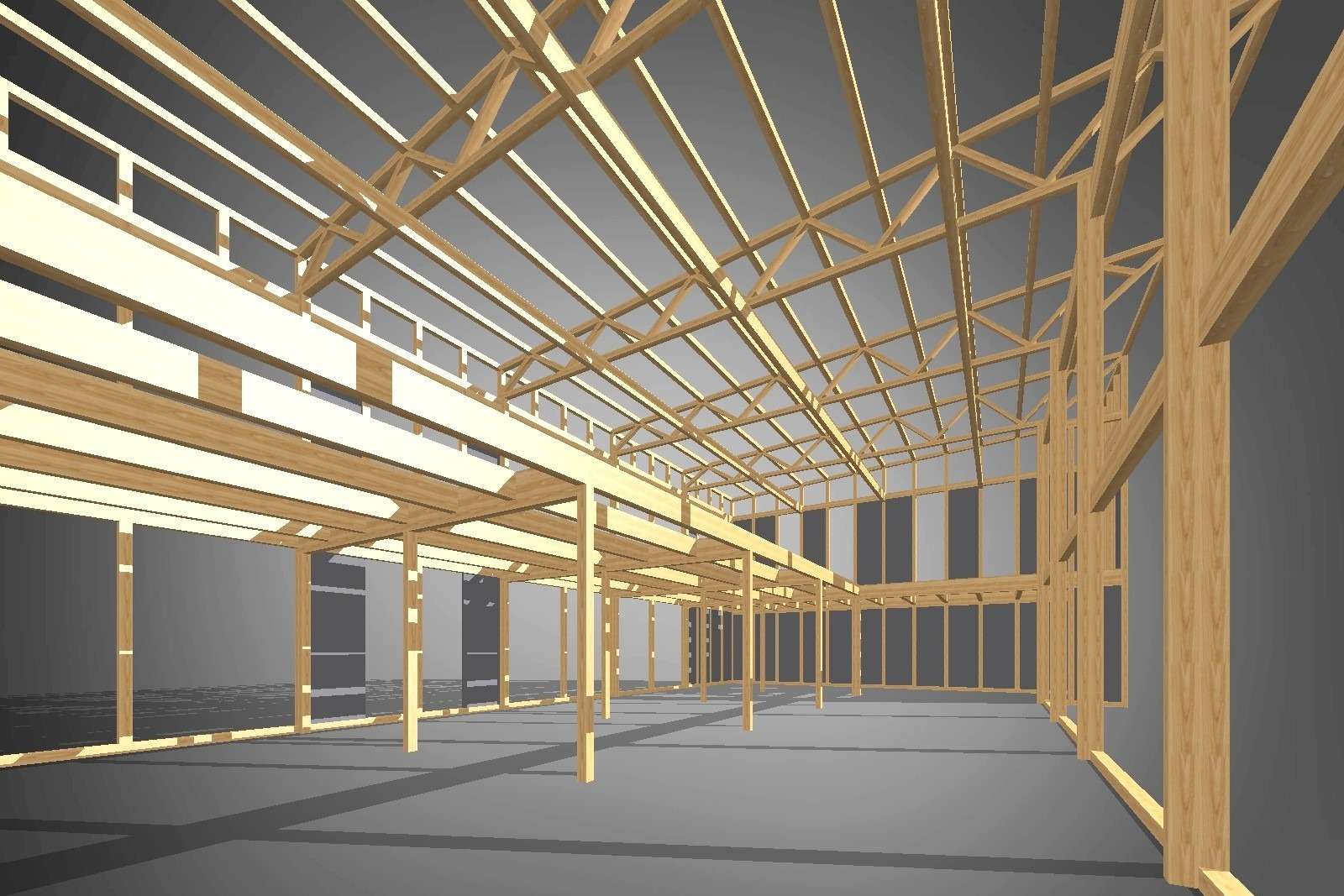 広がる空間構造1F