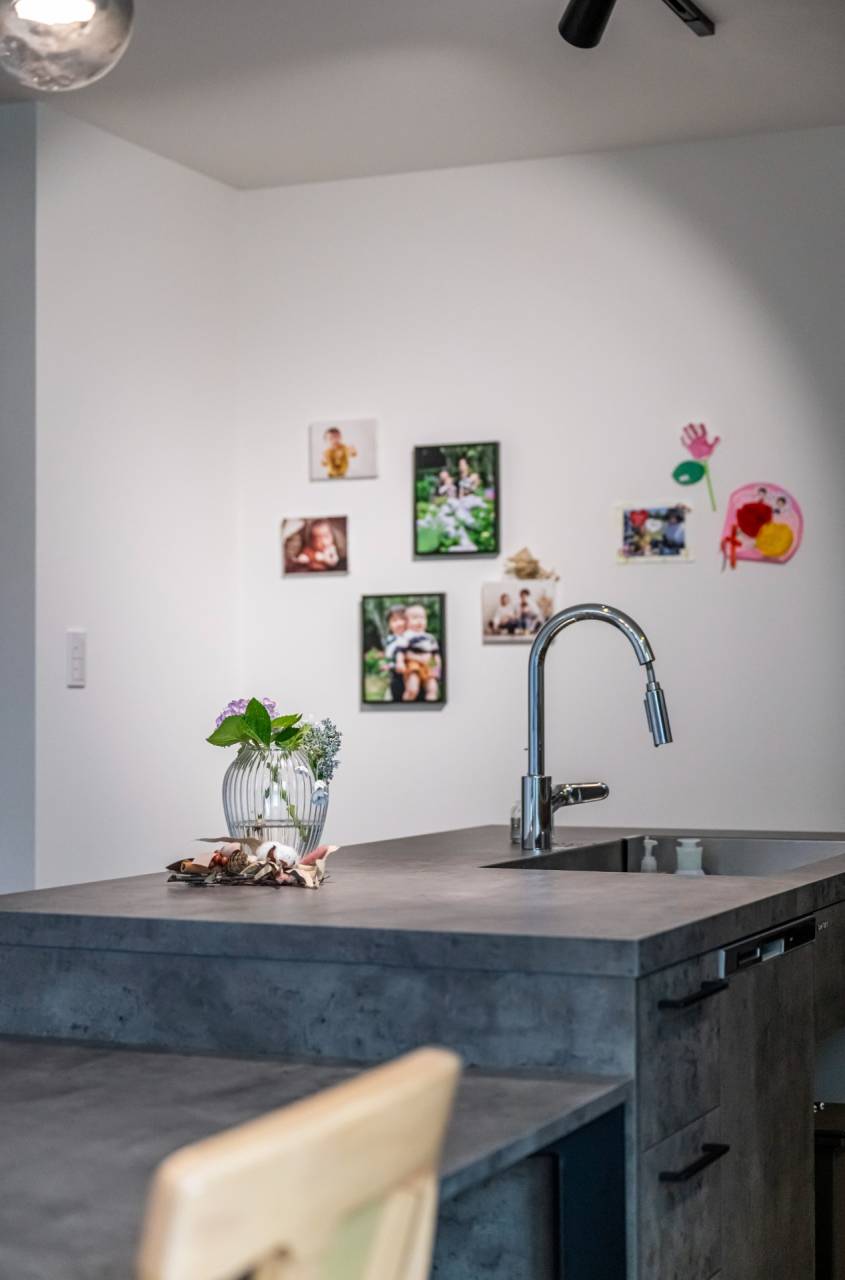 【福岡県福津市】注文住宅の造作キッチン