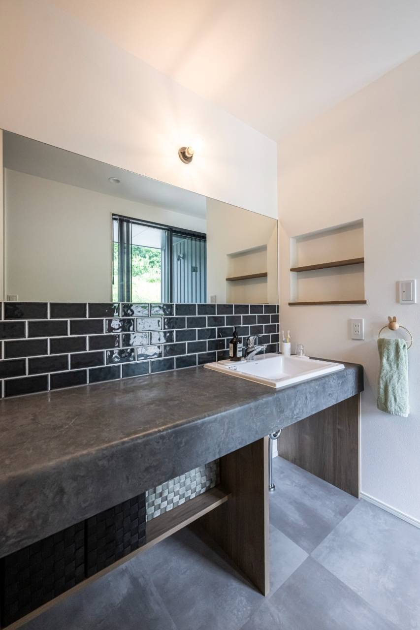 【福岡県古賀市】注文住宅の造作洗面台