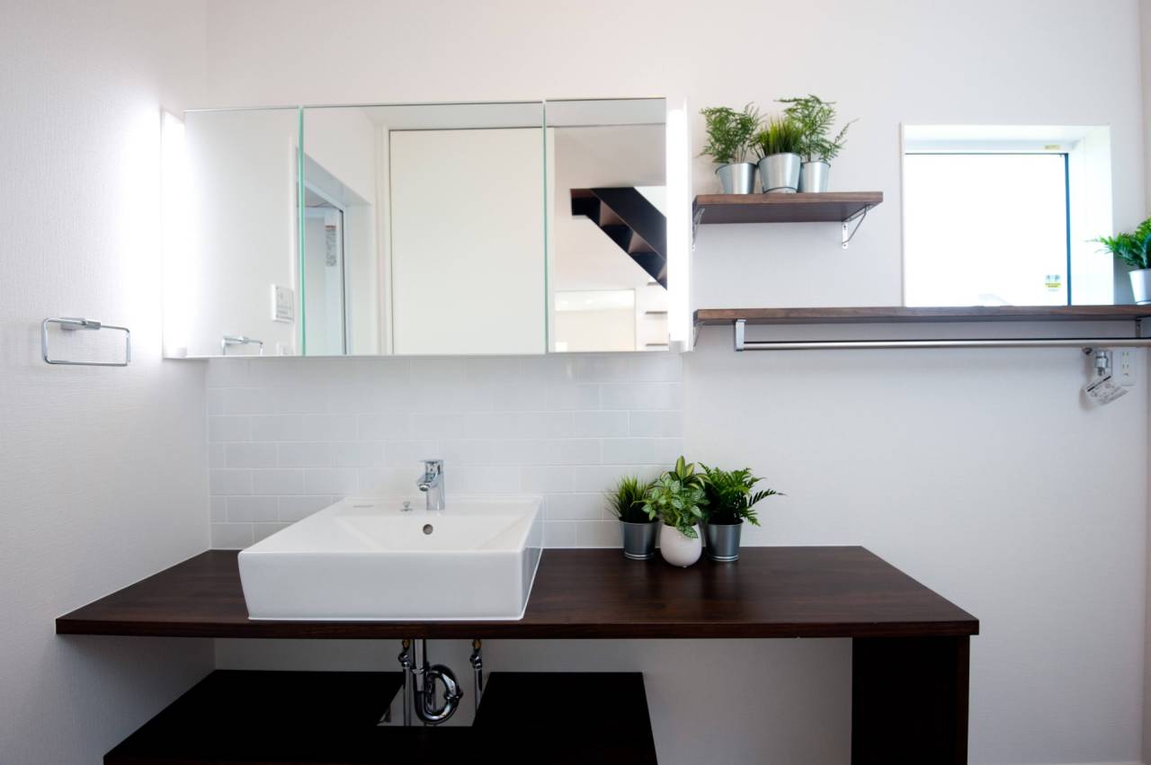 【福岡県福津市】注文住宅の造作洗面台