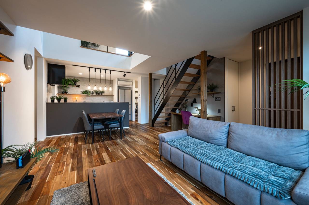 【福岡県福津市】ワークトライアングルの動線を意識した注文住宅