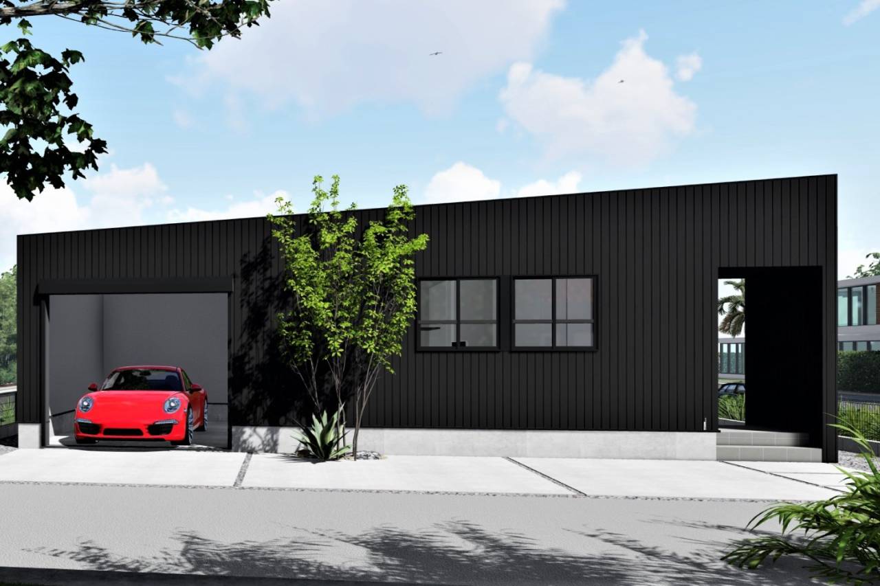 平屋,ガレージハウス,福岡,注文住宅