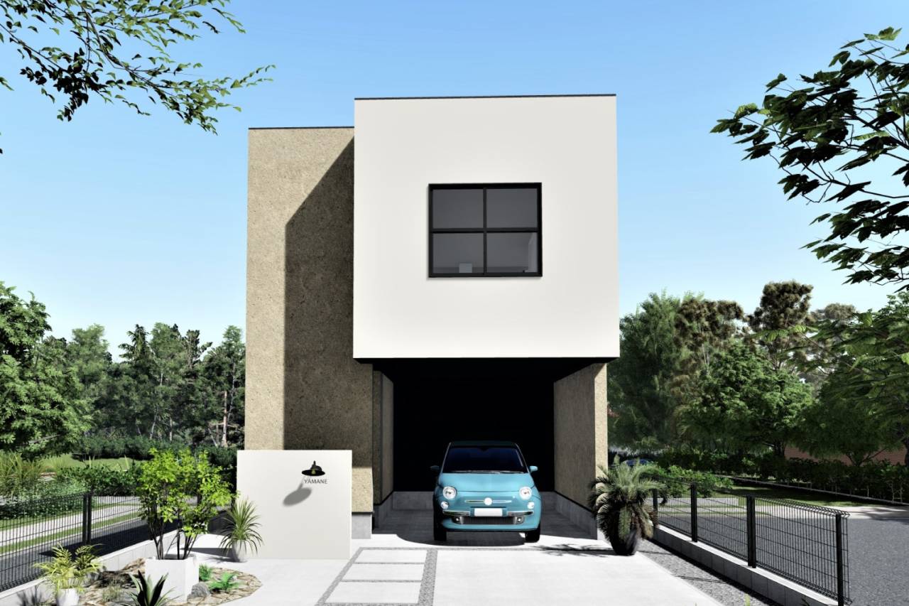 ２階建て,ガレージハウス,福岡,注文住宅