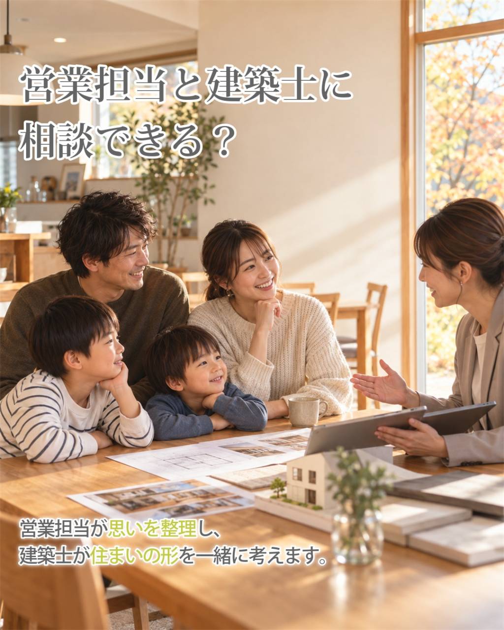 家づくりの相談会、「まだ何も決まっていないのに行っていいのか...